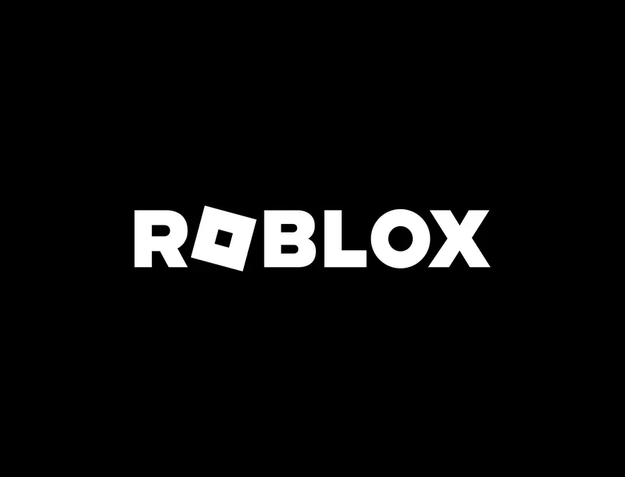 Roblox wordmark on black